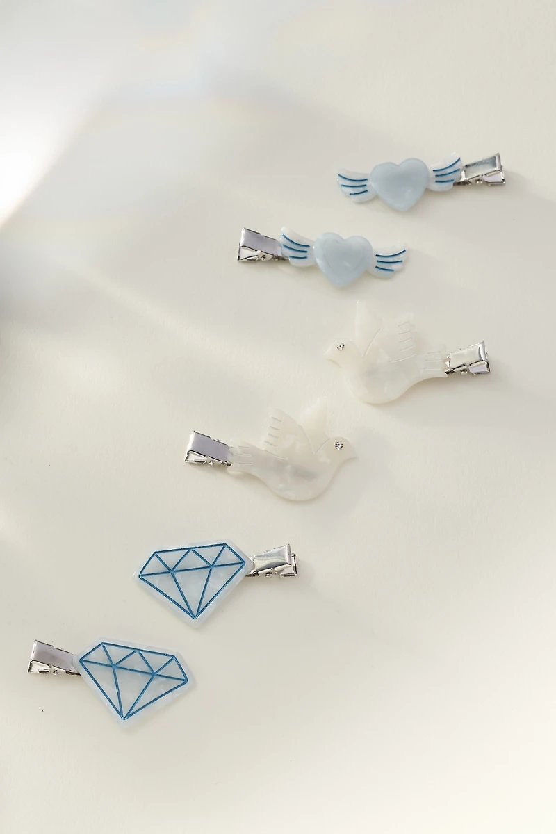 By Anthropologie Weddings Hair Clips, Set of 6