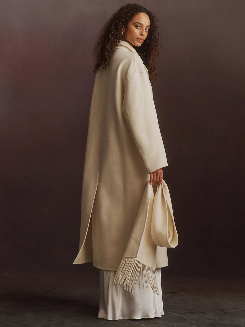 Rue Sophie Greta Wool Coat & Scarf