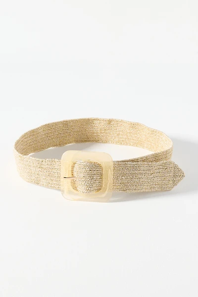 By Anthropologie Raffia Waist Belt