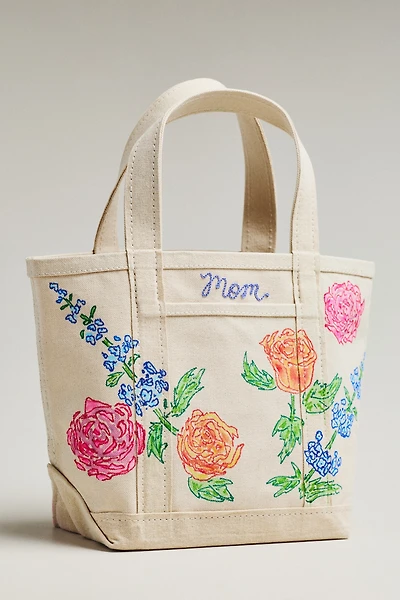Maker / Scholar Hand-Painted Canvas Tote