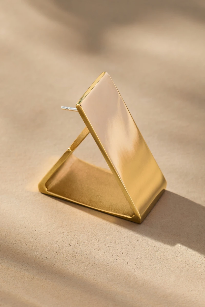 Yam Equilateral Hoop Earrings