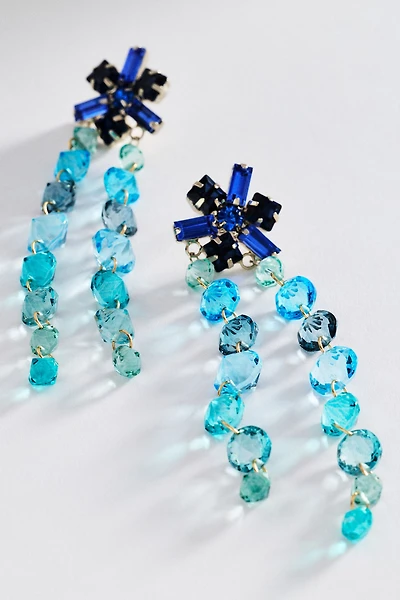 Drippy Crystal Earrings