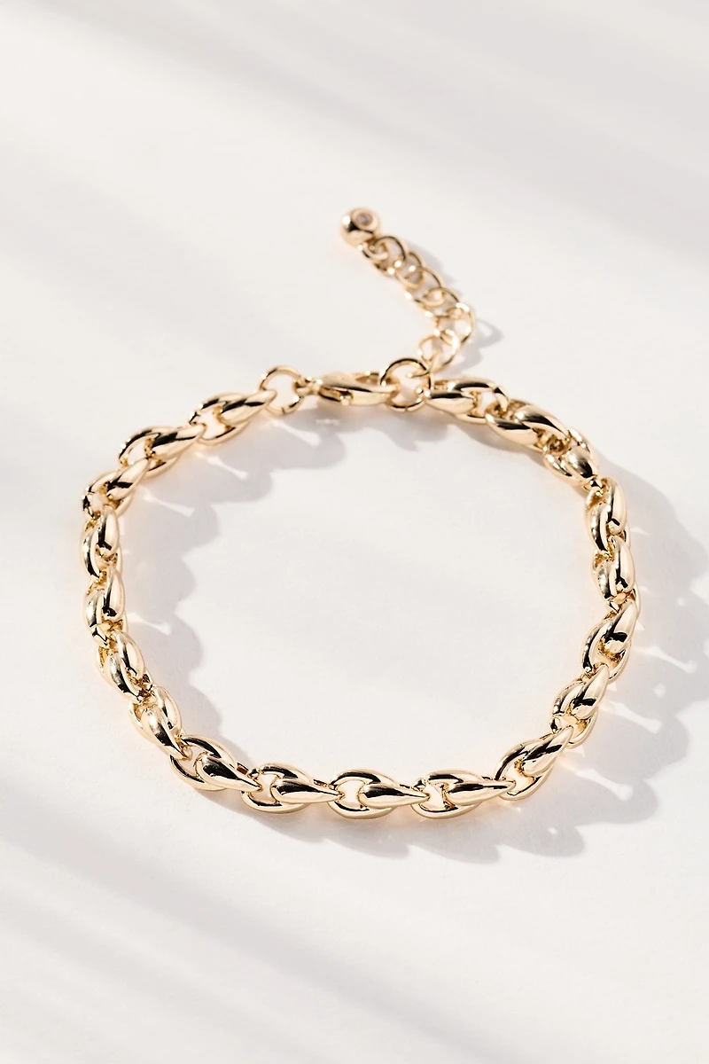Chunky Link Lock Bracelet