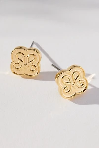 Maeve Logo Stud Earrings