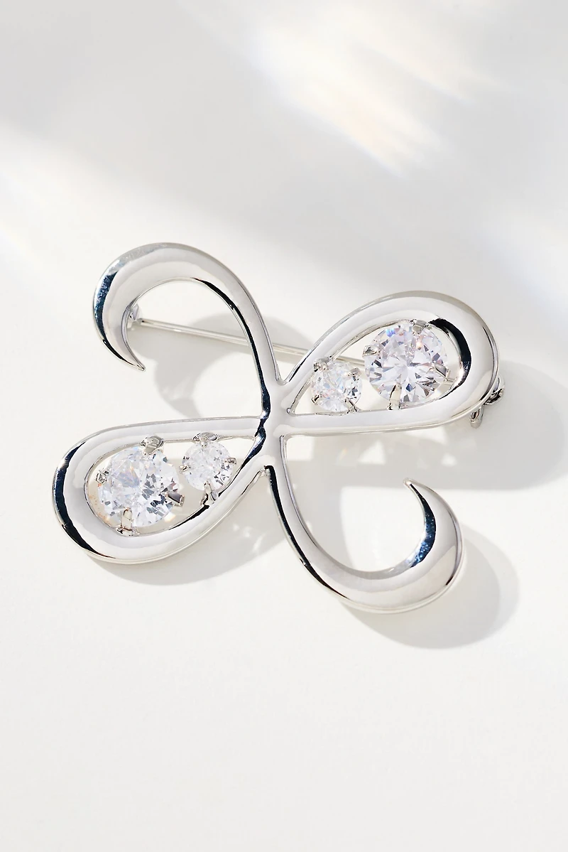 Maeve Inset Crystal Brooch