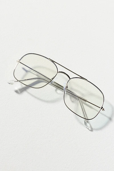 I-SEA Oversized Metal Aviator Bluelight Readers