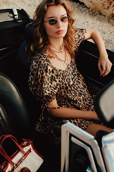 I-SEA Slim Mixed Metal Sunglasses