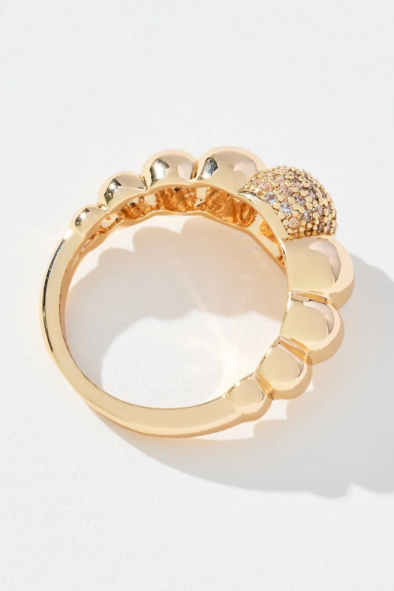 Glam Puff Cocktail Ring