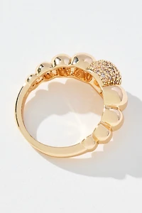 Glam Puff Cocktail Ring