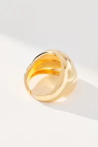 Faux Stacked Metal Cocktail Ring
