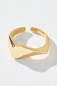 Mod Heart Cocktail Ring