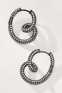 Spiral Twist Hoop Earrings