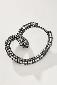 Spiral Twist Hoop Earrings