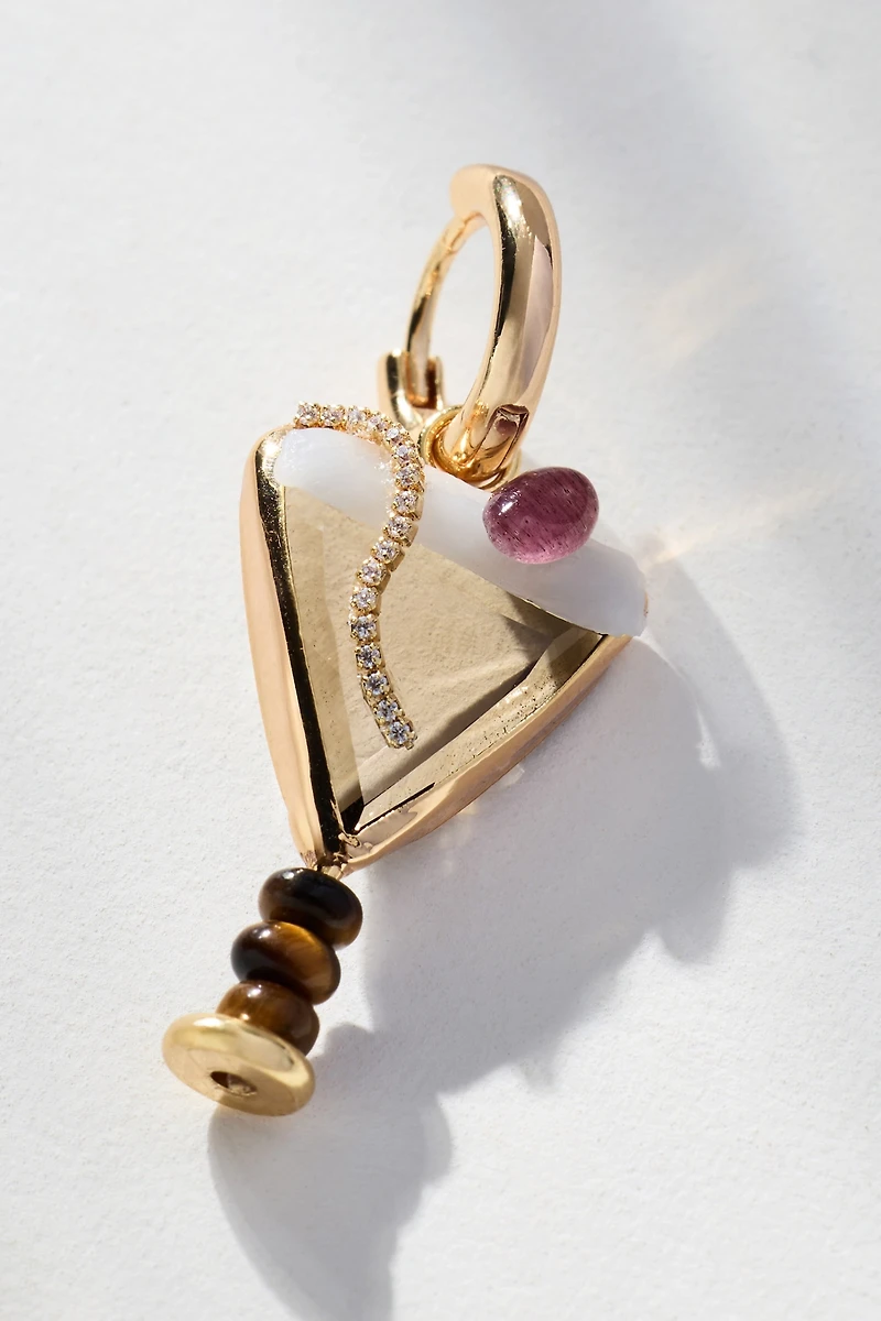 Festive Icon Huggie Earrings