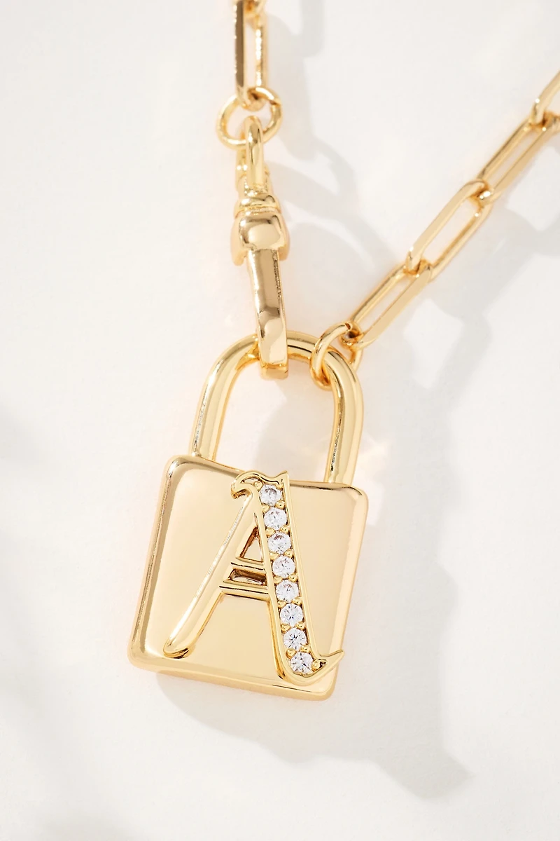 Monogram Pendant Necklace