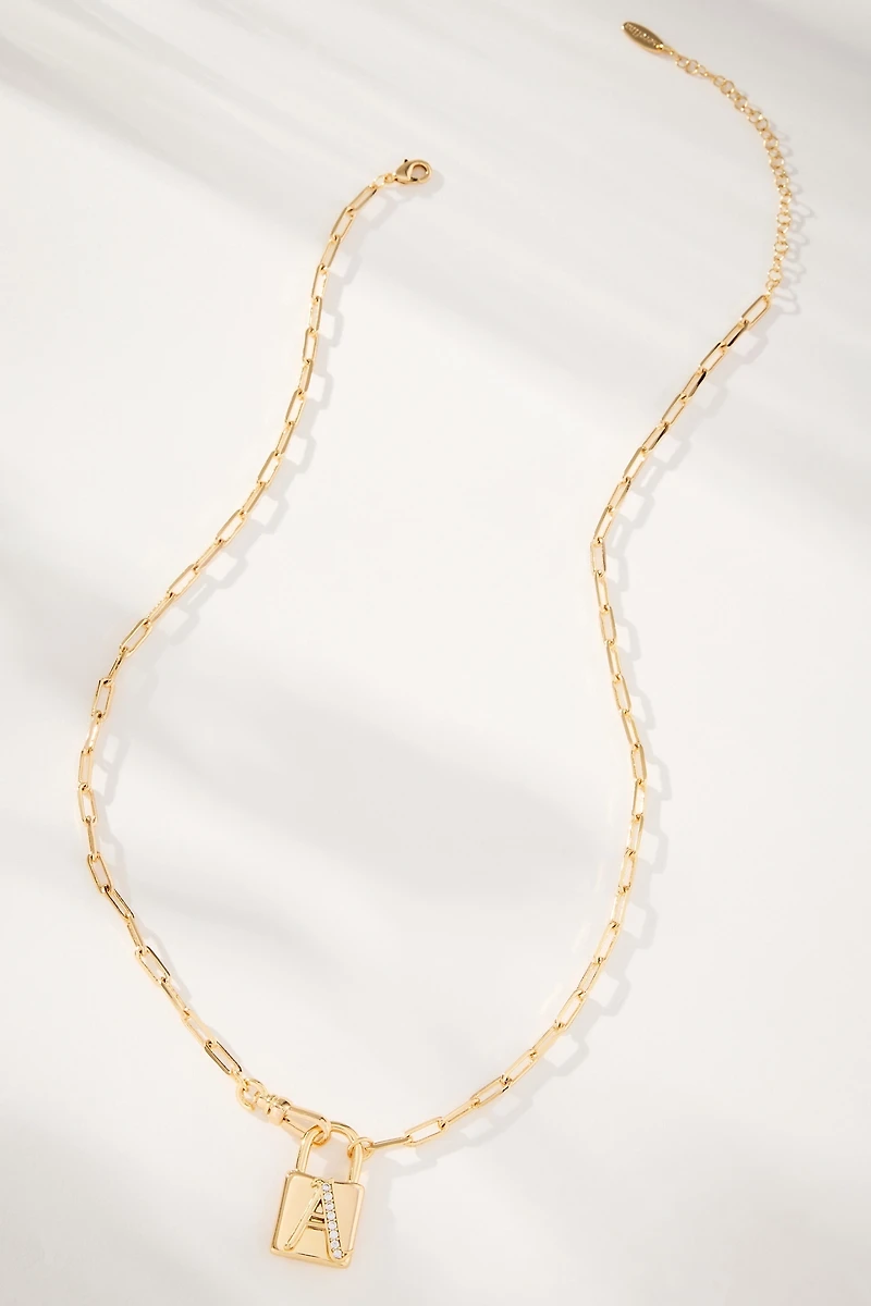 Monogram Pendant Necklace