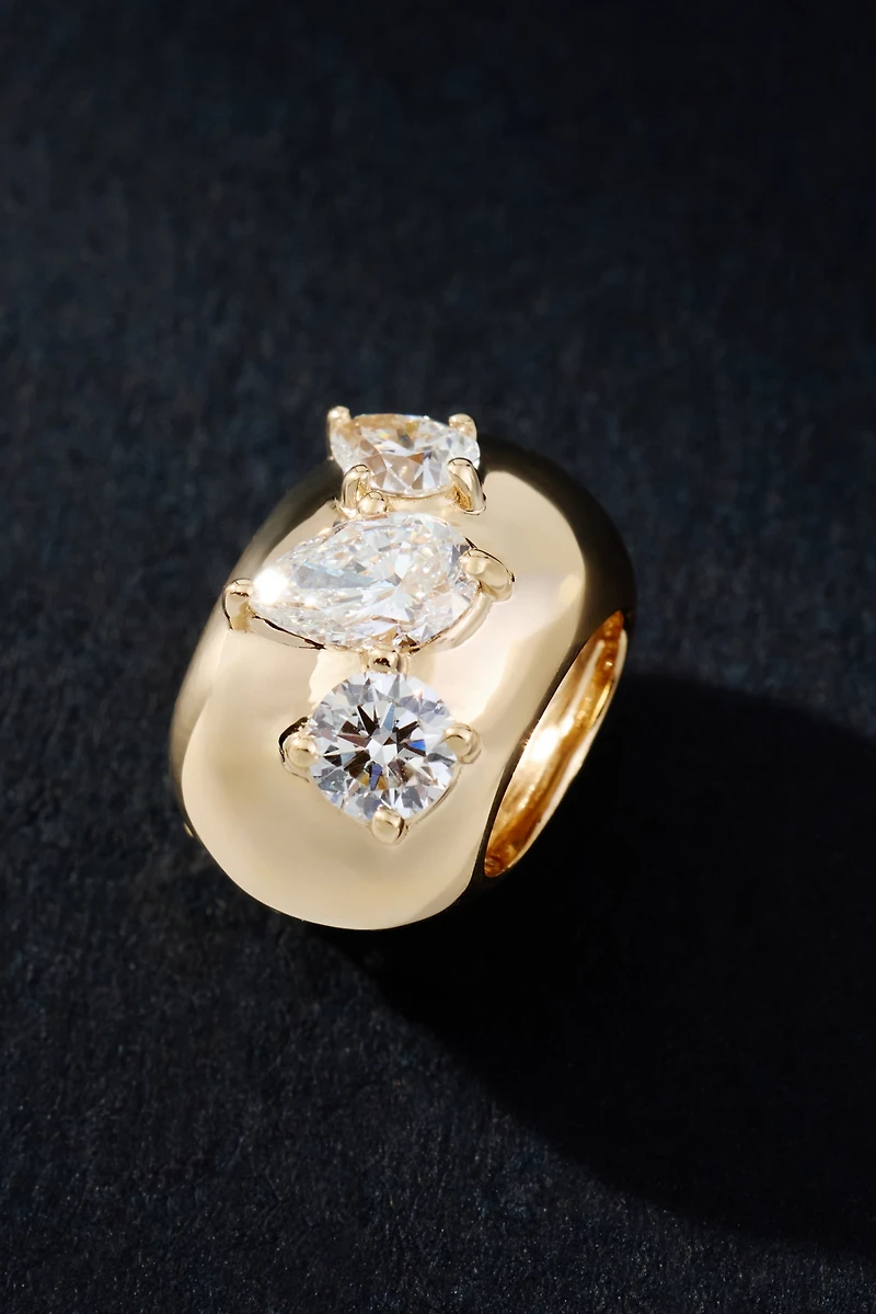 Adina Reyter Diamond Pearl Cluster Bead