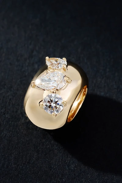 Adina Reyter Diamond Pearl Cluster Bead