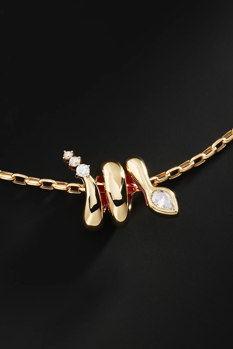 Adina Reyter Year of the Snake Diamond Wrap Big Bead