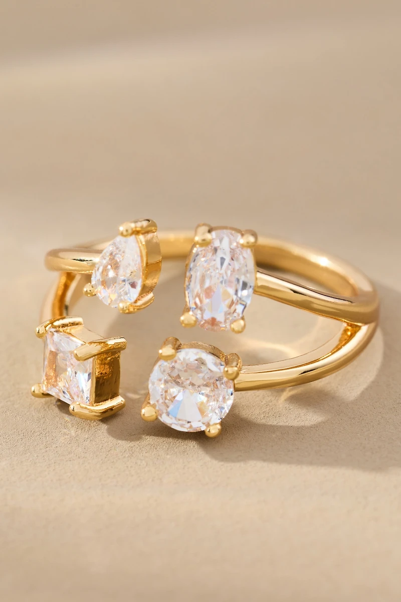 Stacked Rhinestone Ring