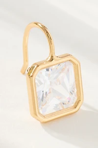 Square Gemstone Earrings