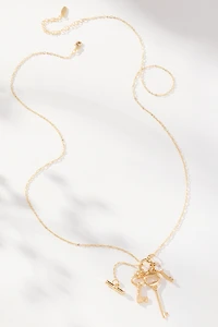 Multi-Key Pendant Necklace