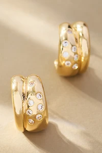 Mini Double Huggie Hoop Earrings