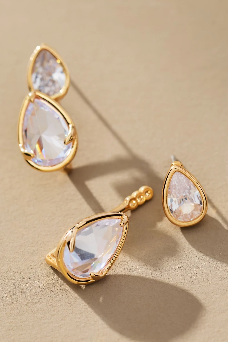 Crystal Teardrop Earrings
