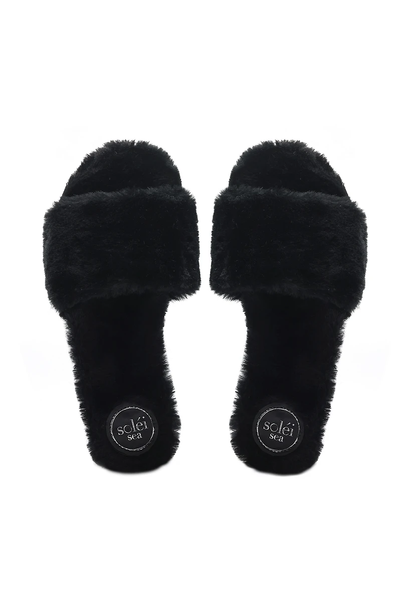 Solei Sea Averie Faux Fur Slippers