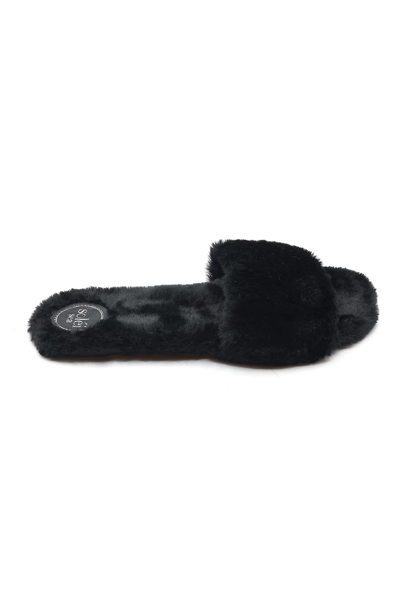 Solei Sea Averie Faux Fur Slippers