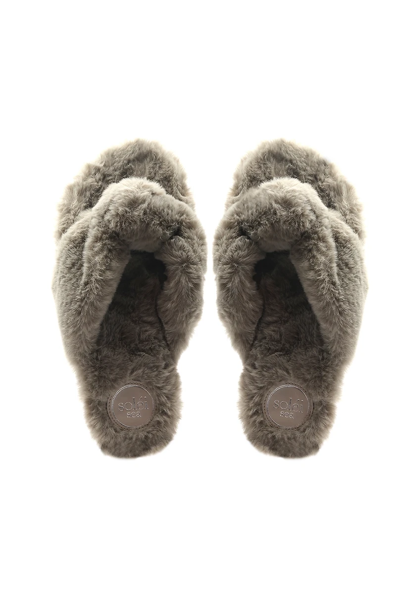 Solei Sea Izzy Faux Fur Slippers