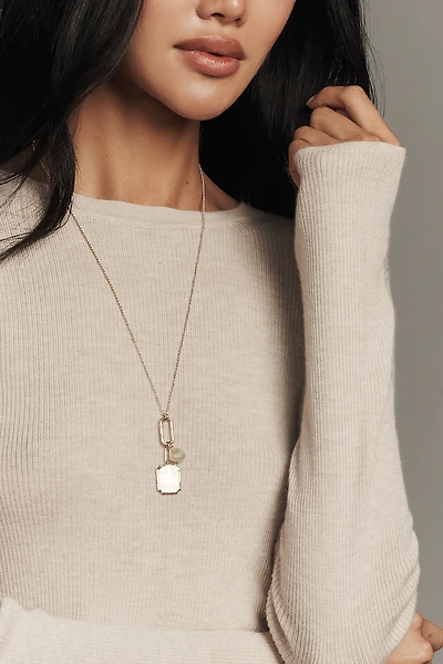 Delicate Link Pendant Necklace