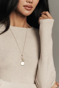 Delicate Link Pendant Necklace