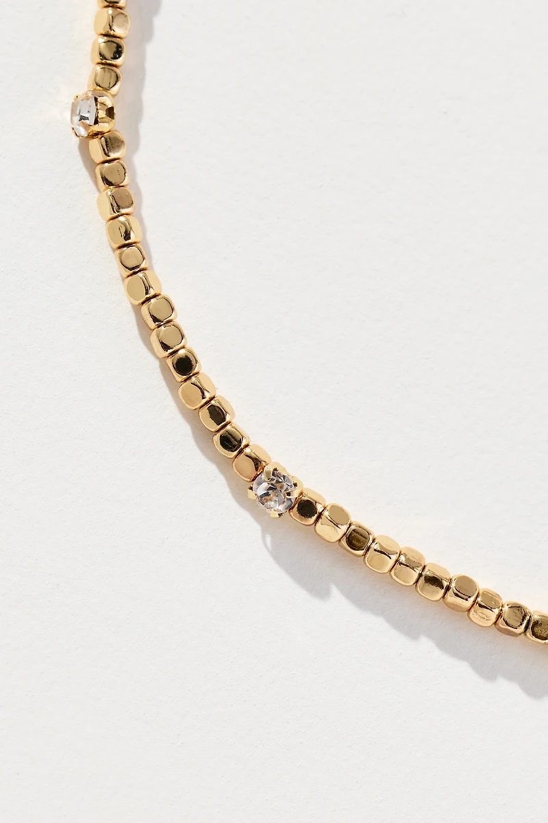 Beaded Metal Necklace