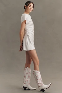 Besita Barbie™ Chic Bow Leather Tall Western Boots