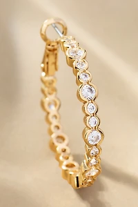 Delicate Glitz Hoop Earrings