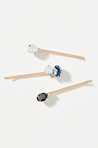 Violet & Brooks Skylar Crystal Bobby Pins, Set of 3