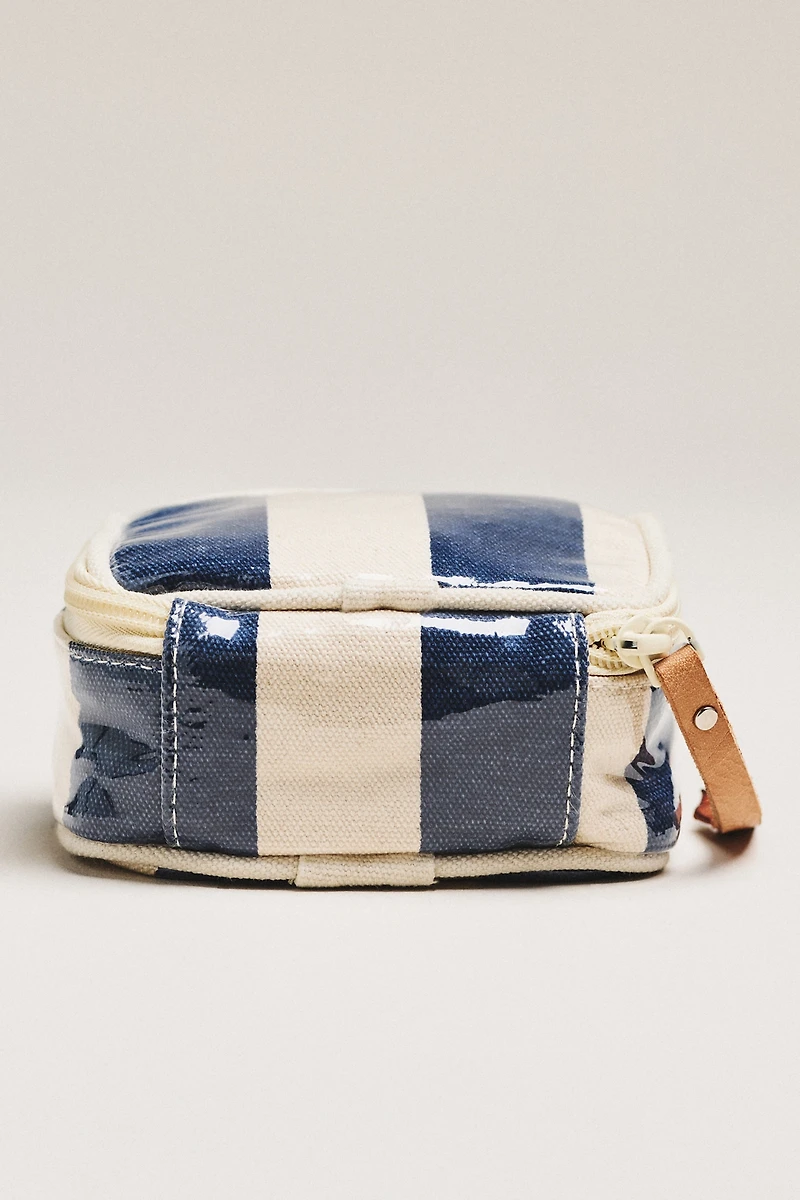 Sunshine Tienda Navy Stripe Jewelry Case