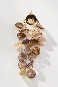 Colorful Glass Stone Drop Earrings