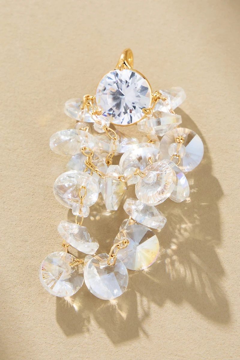 Colorful Glass Stone Drop Earrings