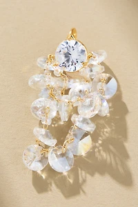 Colorful Glass Stone Drop Earrings