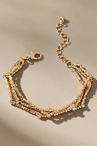 Beaded Stone Layered Bracelet