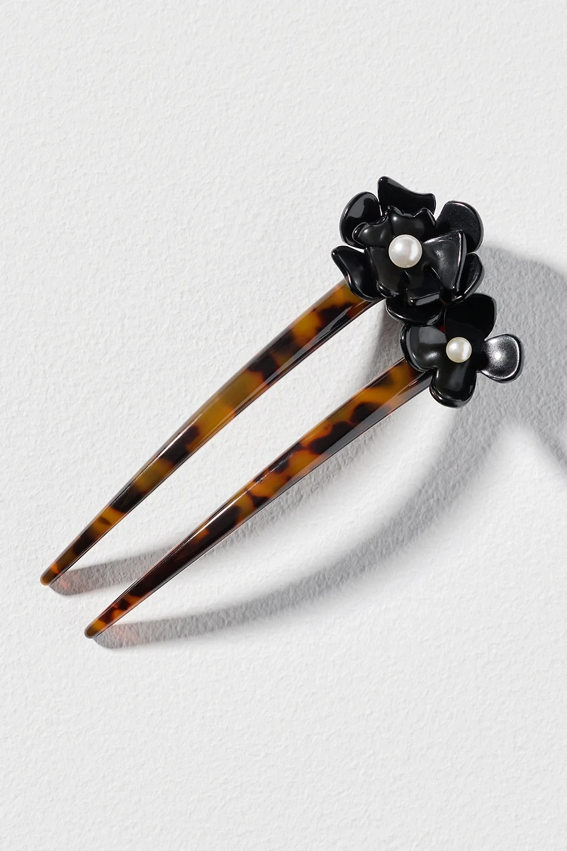 Lele Sadoughi Petunia French Hair Pin