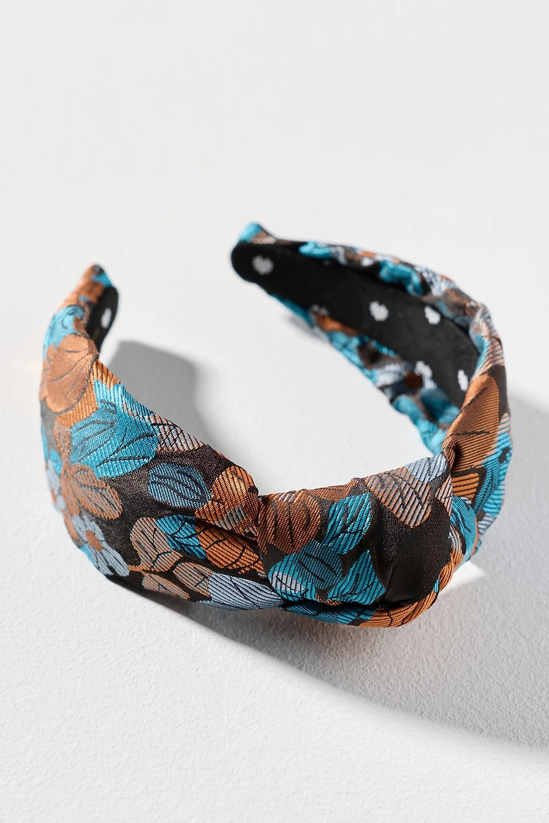 Lele Sadoughi Knotted Floral Headband