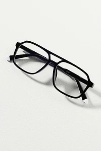 Elite Eyewear Flat-Top Aviator Blue Light Readers