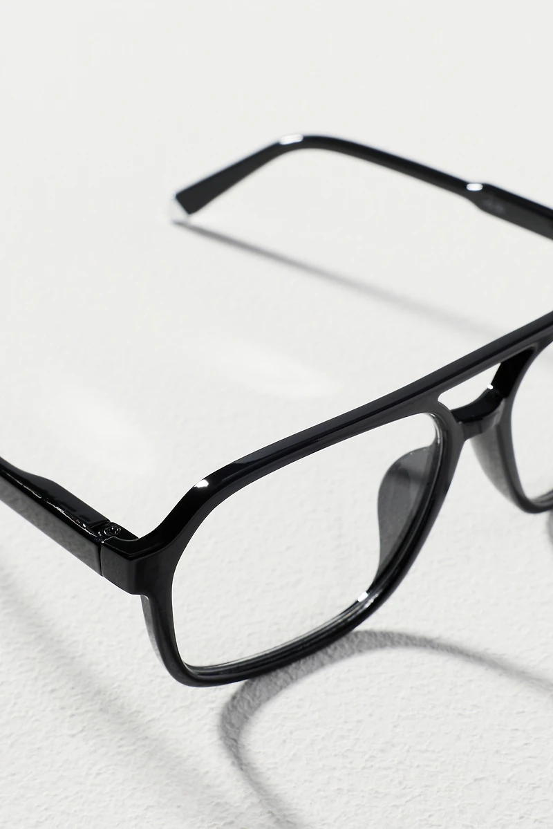 Elite Eyewear Flat-Top Aviator Blue Light Readers