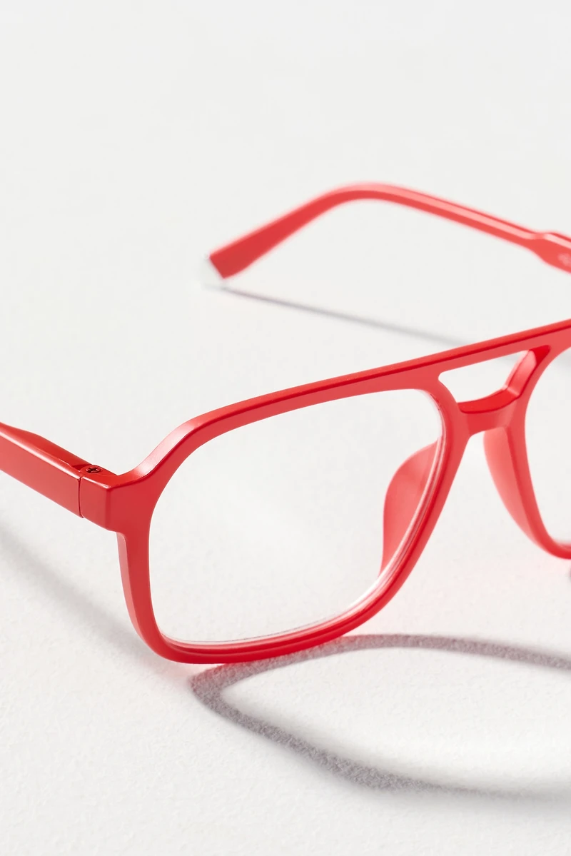 Elite Eyewear Flat-Top Aviator Blue Light Readers