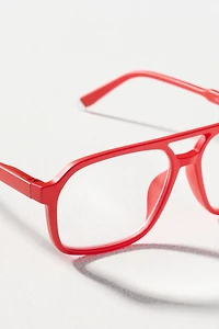 Elite Eyewear Flat-Top Aviator Blue Light Readers