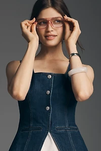 Elite Eyewear Flat-Top Aviator Blue Light Readers