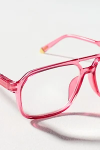 Elite Eyewear Flat-Top Aviator Blue Light Readers